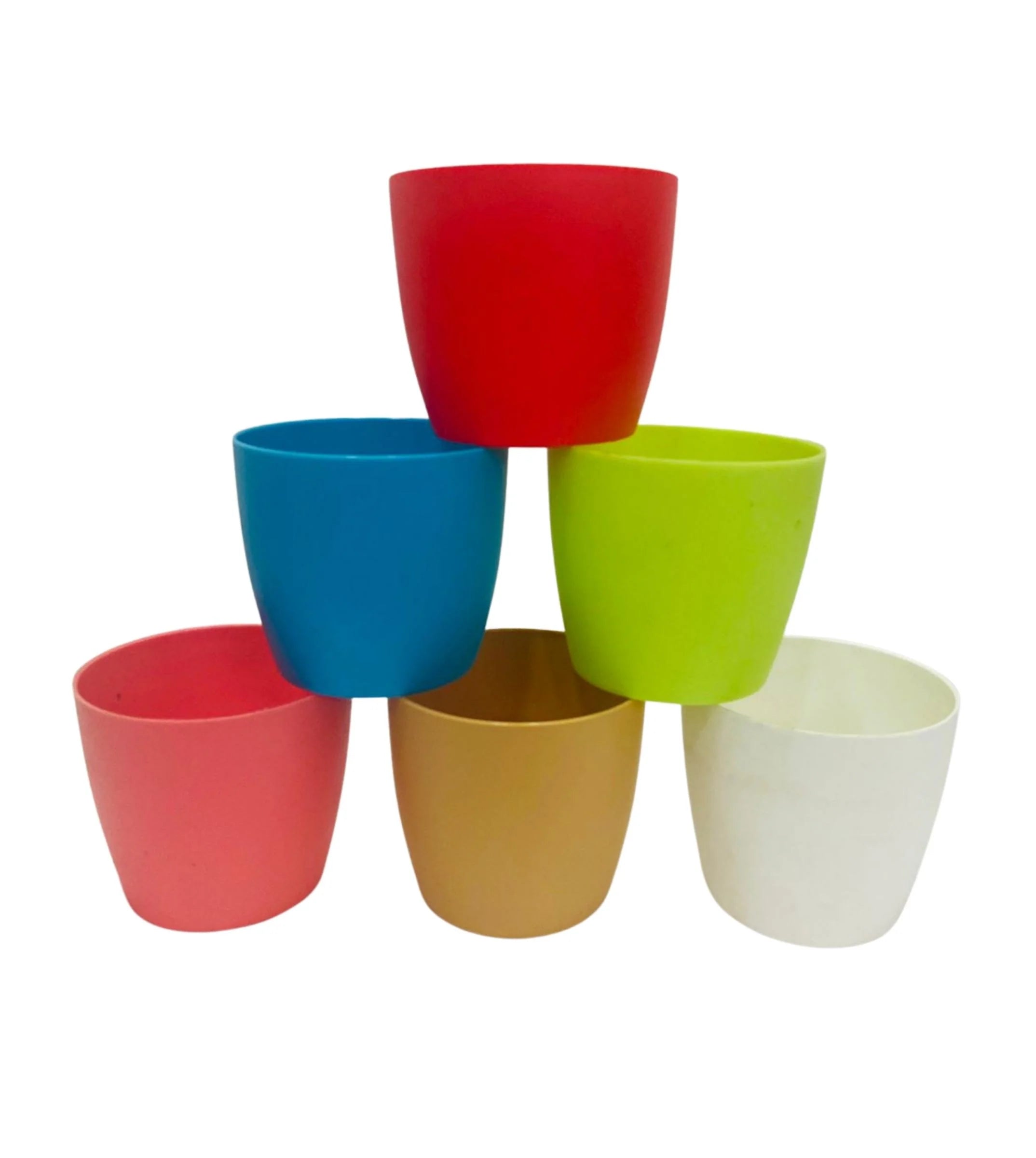 GR 4 Inch Ronda 1412 Plastic Planter - Set of 4
