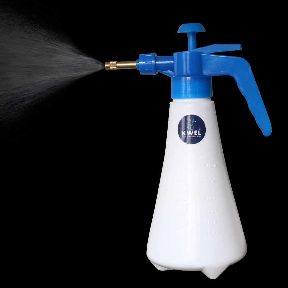 1 Litre Handheld Garden Spray Bottle Pump Pressure Water Sprayer,Chemicals,Pesticides,Neem Oil and Weeds Lightweight Water Sprayer (Multi Color) Pack of 1