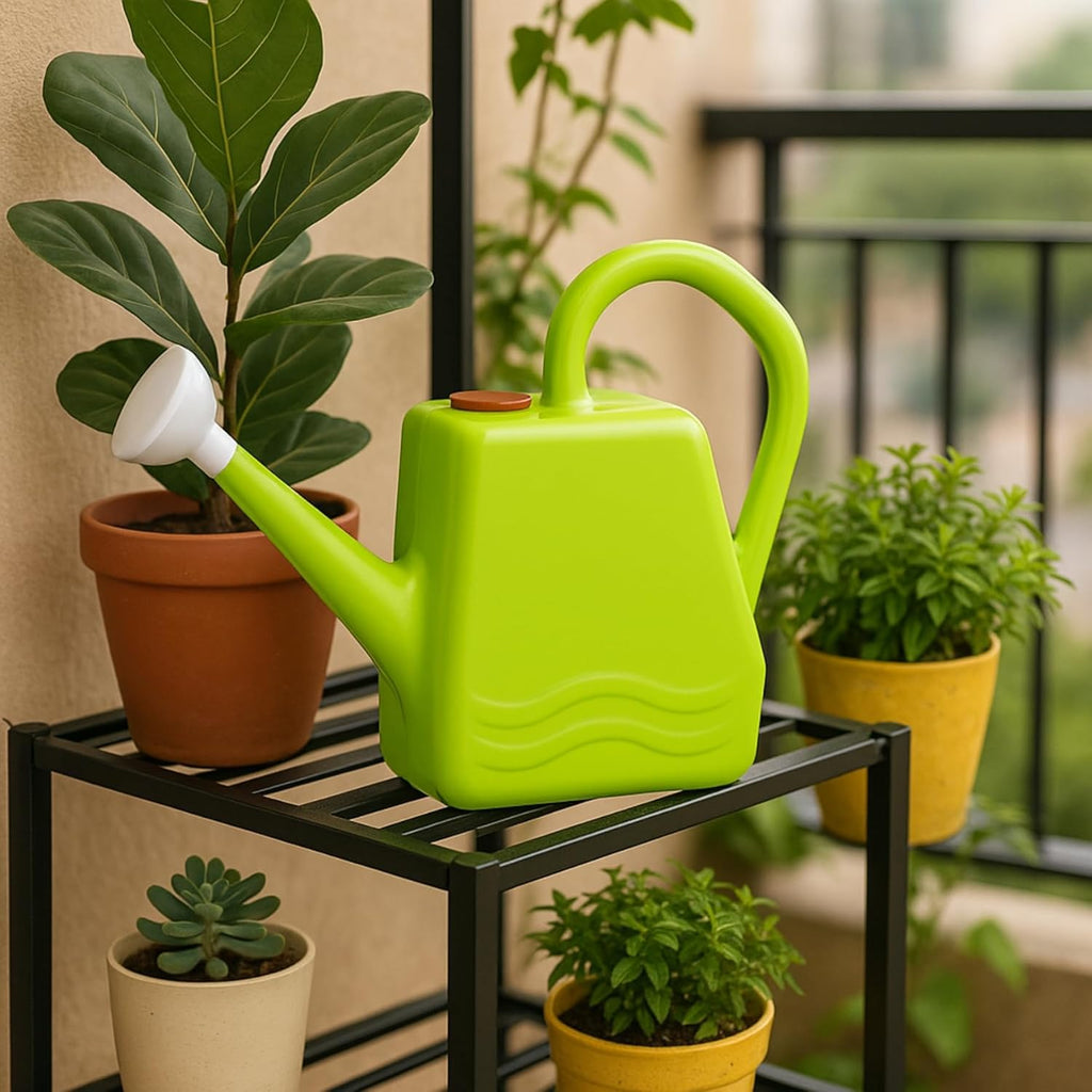 2 Liters Plastic Watering Can with Long Spout for Indoor & Outdoor Gardening, Ideal for Plants & Gardens
