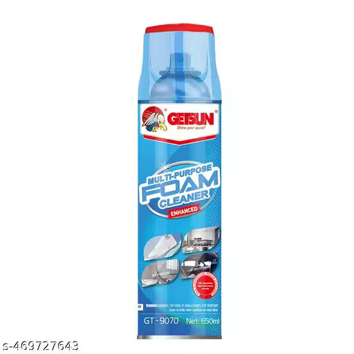 Multi-Purpose Foam Cleaner Spray, Enhanced Formula – Heavy-Duty Waterless Cleaner for Car Interiors, Kitchen, Bathroom, Upholstery, and More – 650ml