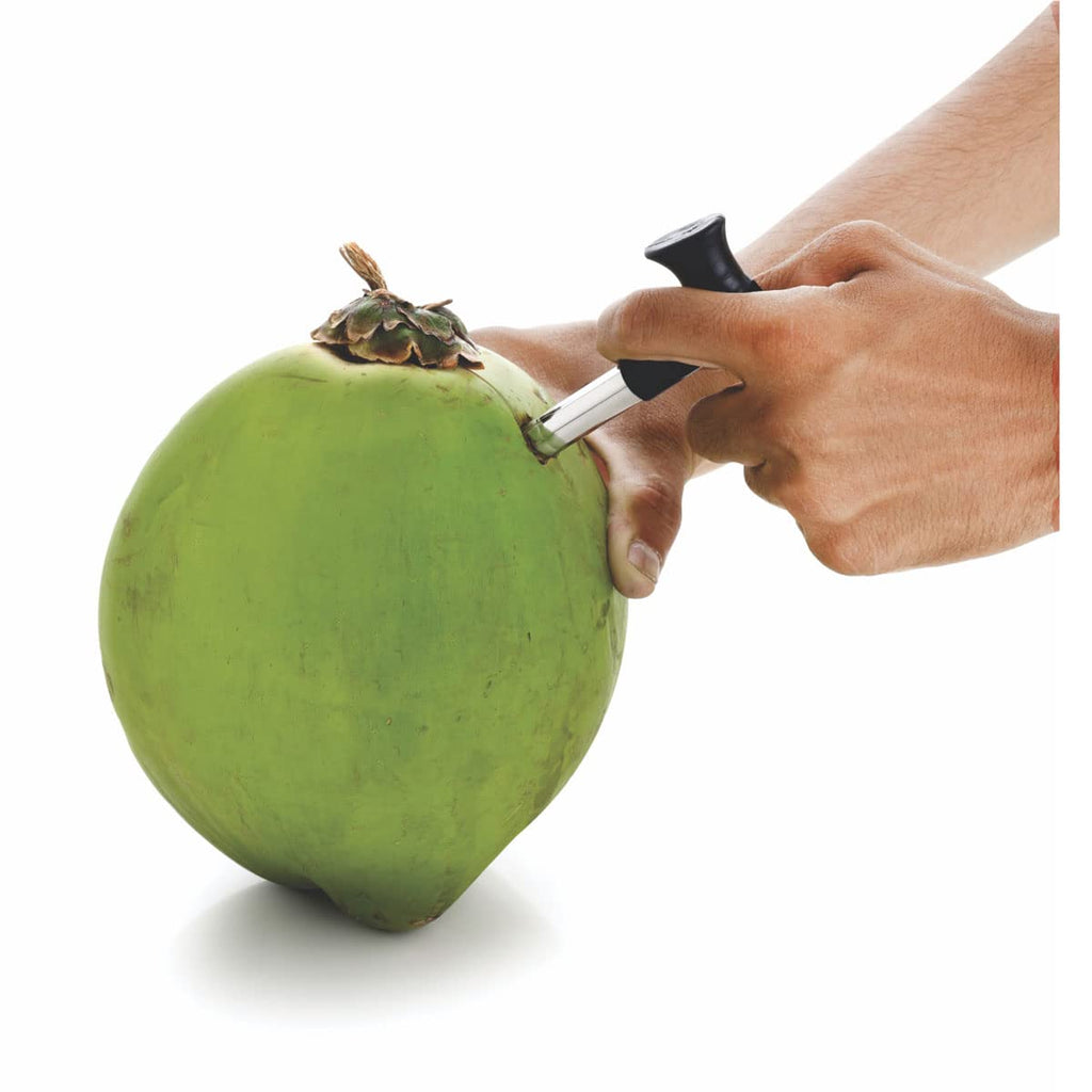 Stainless Steel Coconut Opener Tool - Tender Green Coconut Opener Machine, Coconut Hole Driller Opener Rod for Easy Coconut Water Extraction