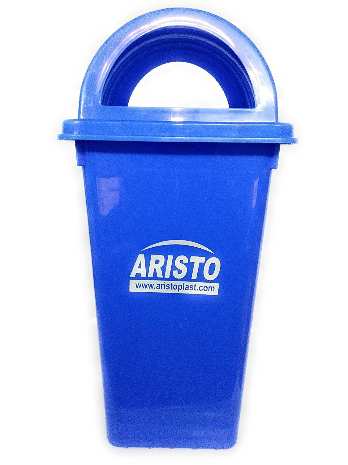 Square Dome Lid Big Garbage Waste Dustbin Trash Bucket 60 Liters Yellow Color Can Be Used for Garbage Waste Management