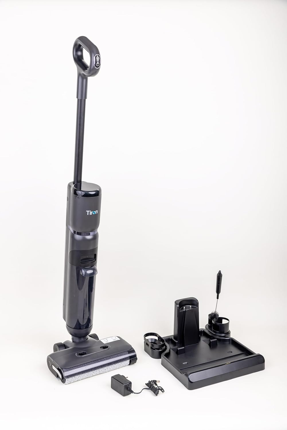 TIRON TVMR Cordless Wet and Dry Vacuum Cleaner for Home | 12000 Pa Suction Power Brushless Motor, HEPA Filter, LED Display 4000mAh Battery | Multi-Surface Cleaning