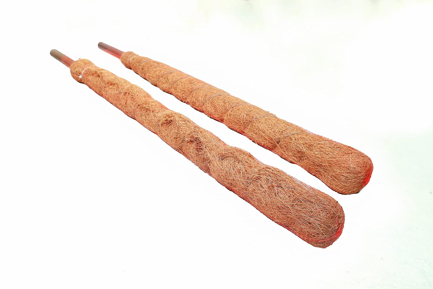 Coco Pole - Coir Moss Stick | Plant Creepers Support | Brown | 4 feet | 5 Pieces | Indoor and Outdoor Uses |