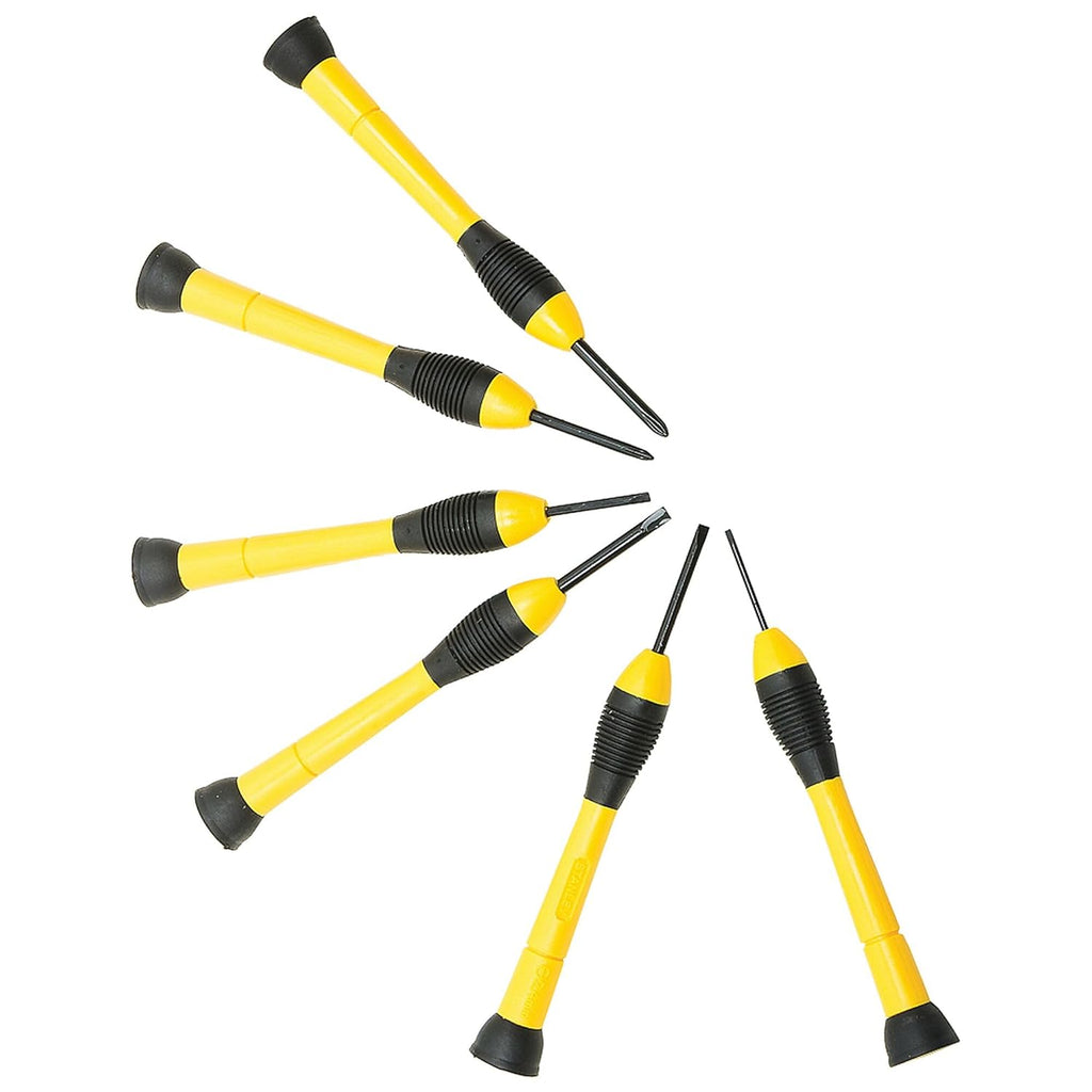 STANLEY 66-052 Bi Material Handle Precision Screwdriver Set (6 Piece),