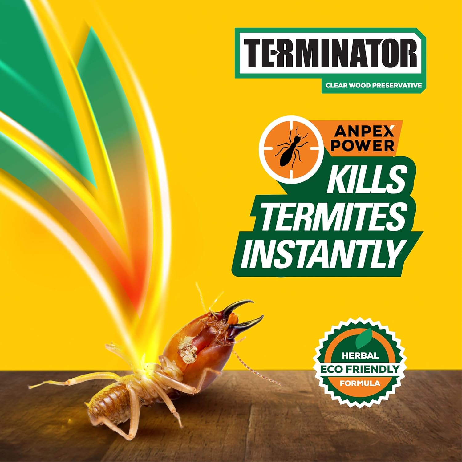 Pidilite Terminator Eco-Friendly Termite Killer Spray | 1 Ltr | Wood Preservative and Termite, Borer and Insect Repellent for Home, Kitchen, and Offices