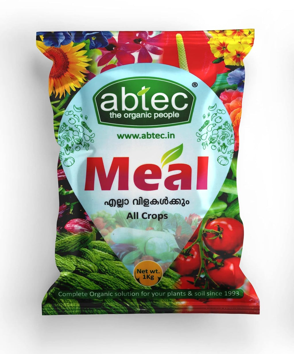 abtec, the organic people Meal Enriched Organic Manure, Balanced Combination of Bone Meal, Leather Meal, Neem Cake Products and Other Organic Materials - 1Kg