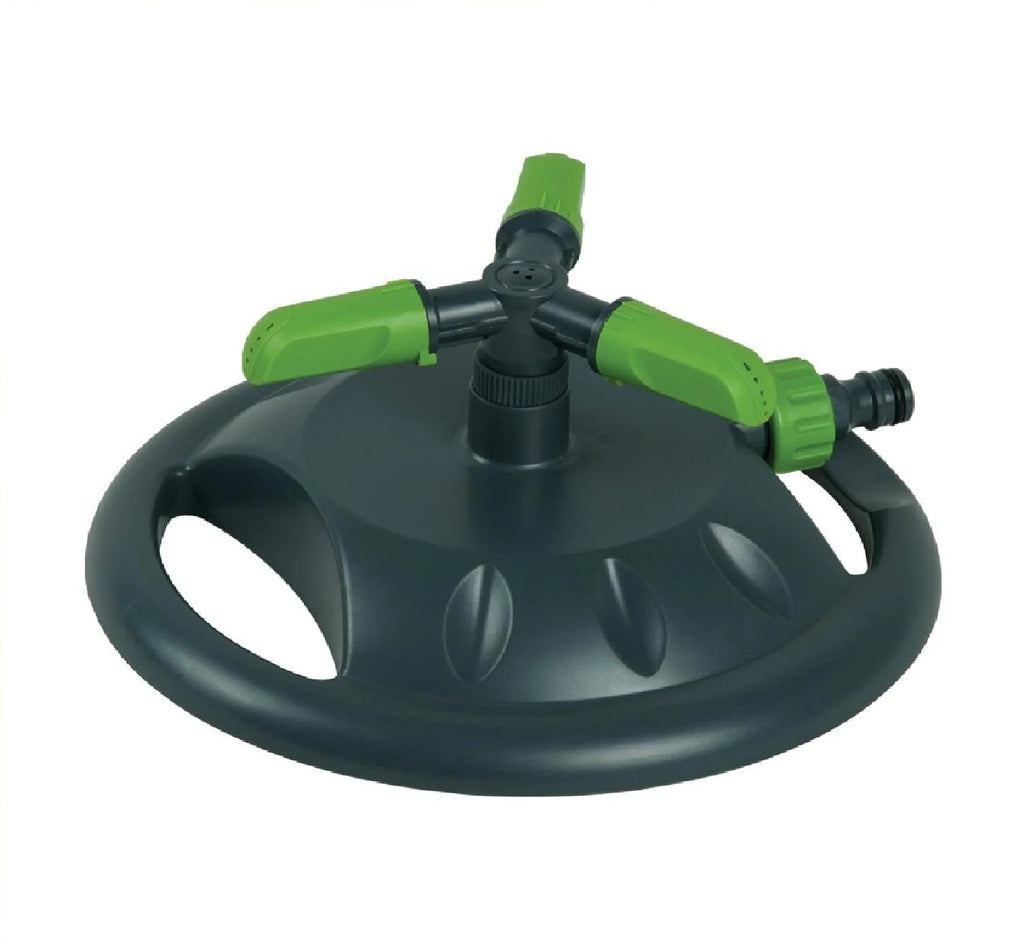 VARS-396 3 arm revolving sprinkler with round base