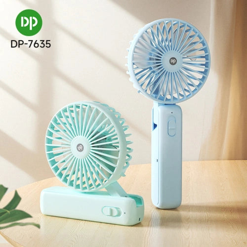 Dp 7635 (Rechargeable Portable Foldable FAN) 700mAh Battery 7635 Rechargeable Fan