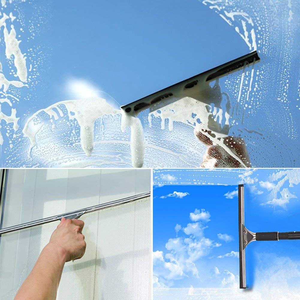 Stainless Steel Glass Wiper Squeeze 35 cm Medium