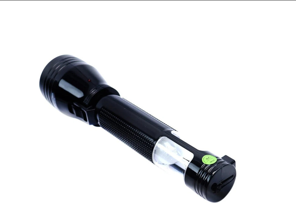 Dp 9116 (RECHARGEABLE LED TORCH) Torch (Black, 24.5 cm, Rechargeable)
