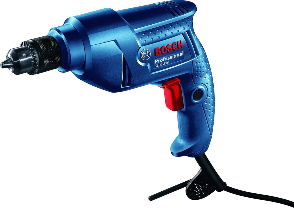 Bosch Gbm 350 Professional Rotary Drill , Wood & Metal Work (350 Watt Blue),