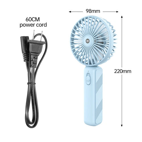Dp 7635 (Rechargeable Portable Foldable FAN) 700mAh Battery 7635 Rechargeable Fan