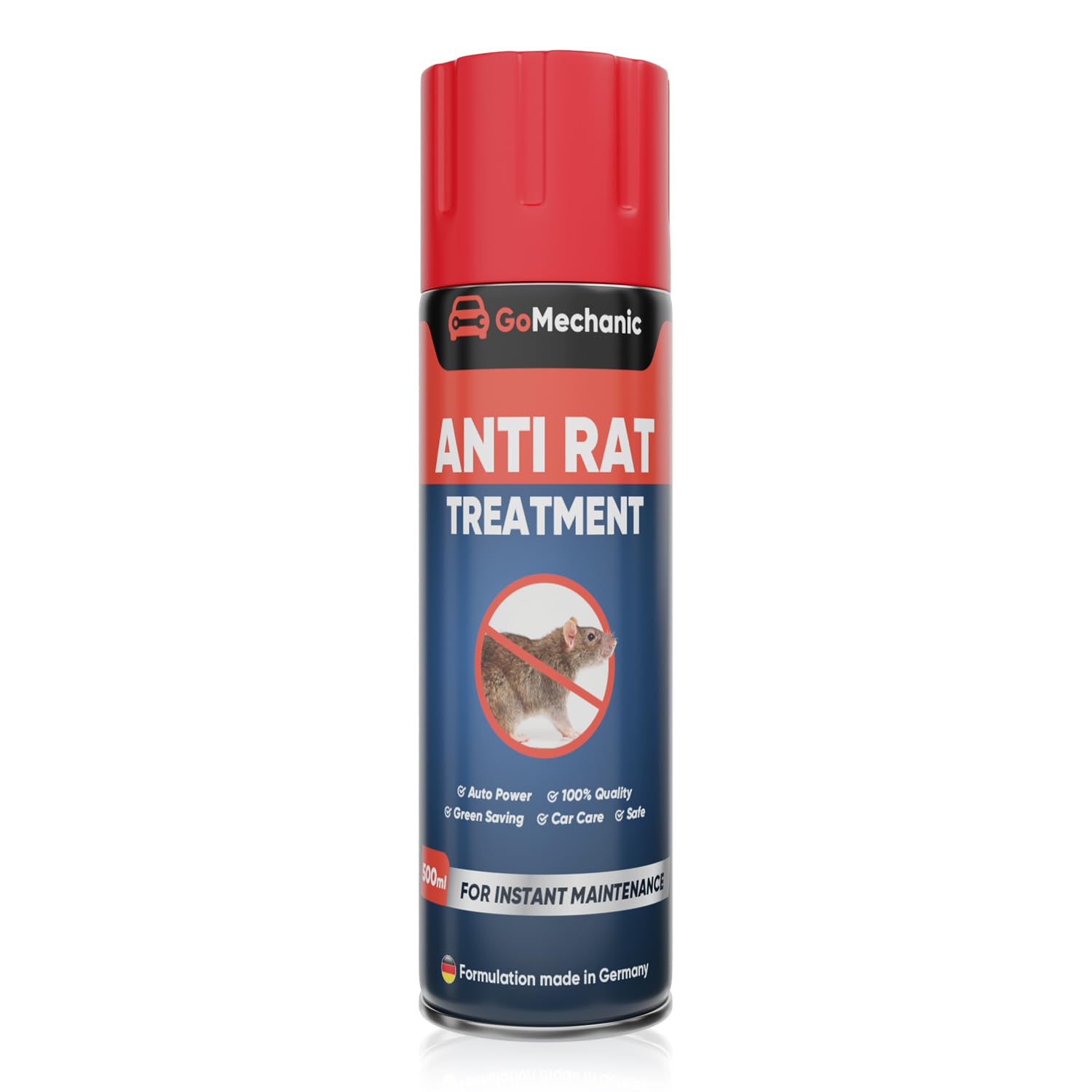 GoMechanic Pest Repellent Spray - Eco-Friendly, Non-Toxic Formula for Indoor & Outdoor Use - 500ml