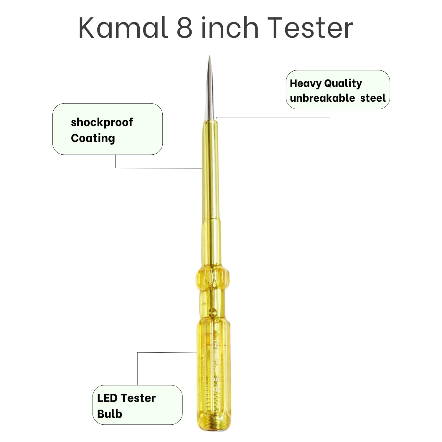 TAPARIA 818 Tester, Yellow, 1 Piece, 200 mm