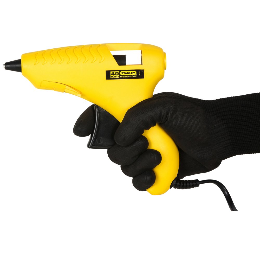 STANLEY 6-GR20 Plastic GluePro® Trigger Feed Hot Melt Glue Gun, Yellow