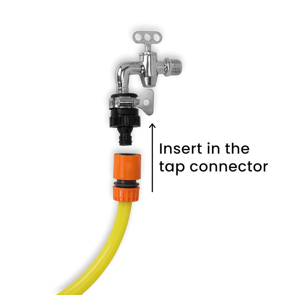 HOSE CONNECTOR WITH WATER STOP - FOR 1/2" HOSE
