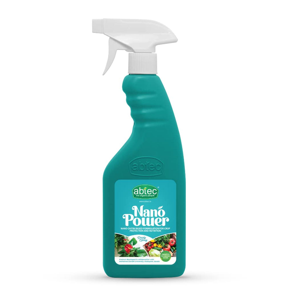 abtec, the organic people Nano Power Ready to Spray With Nano Chitin Based Formulation for Crop Protection and Nutrition - 500 ml