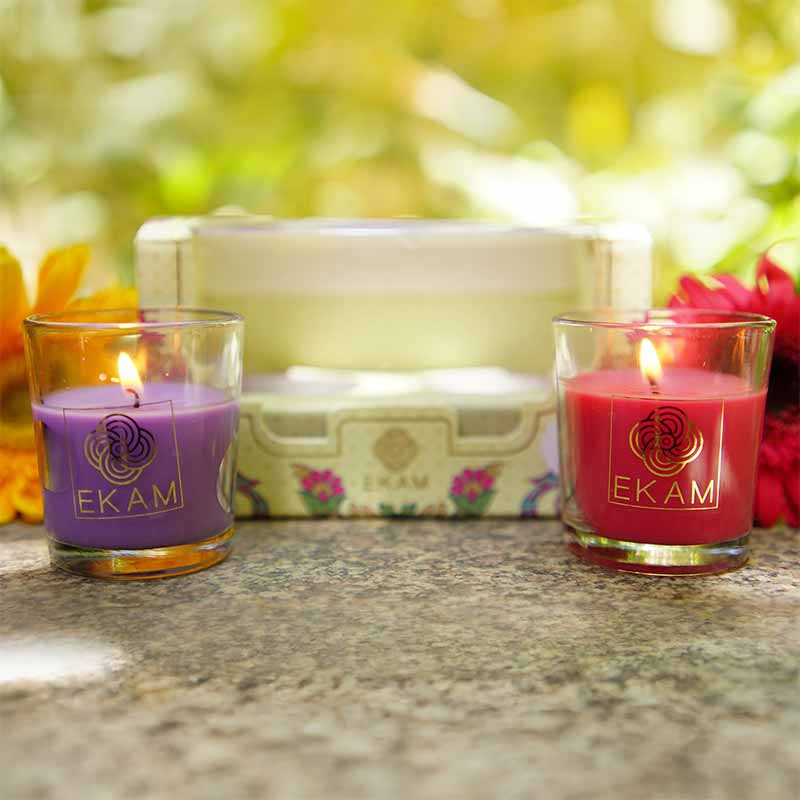 2 Pack Candle Gift Box | Lavender & Rose