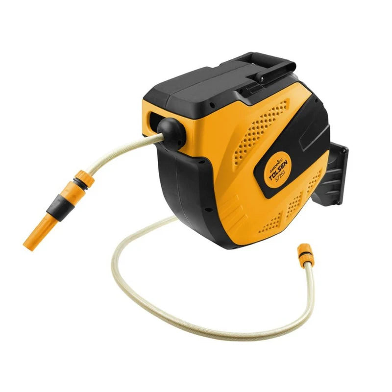 GARDEN HOSE REEL WITH AUTOMATIC