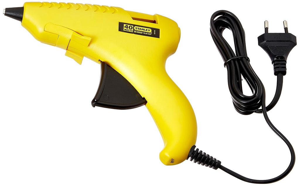 STANLEY 6-GR20 Plastic GluePro® Trigger Feed Hot Melt Glue Gun, Yellow