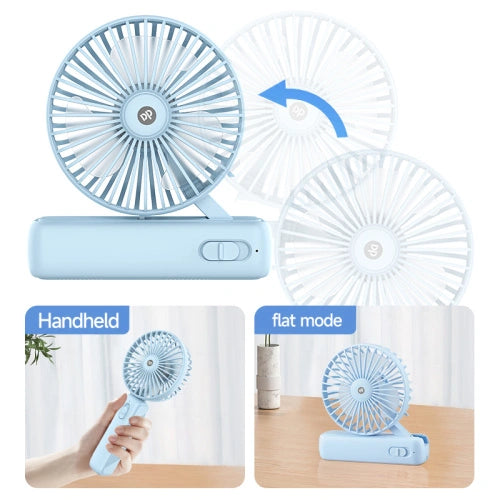 Dp 7635 (Rechargeable Portable Foldable FAN) 700mAh Battery 7635 Rechargeable Fan