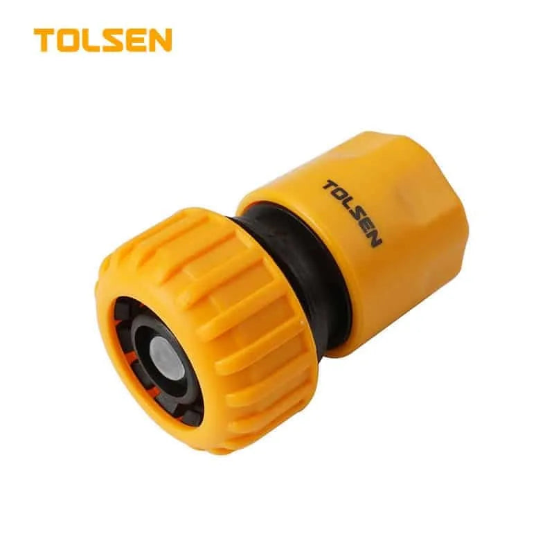 HOSE CONNECTOR WITH WATER STOP - FOR 1/2" HOSE