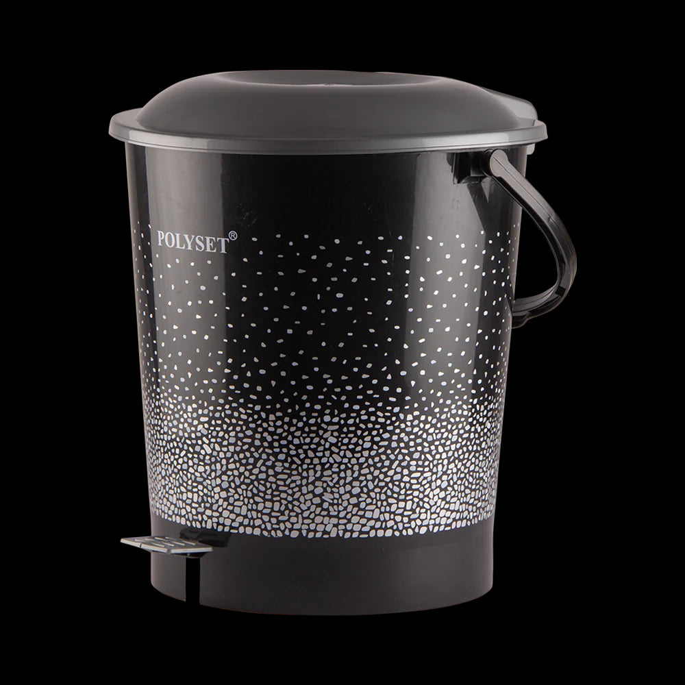 Polyset Super Pedal Bin Printed Capacity : 17 Ltr
