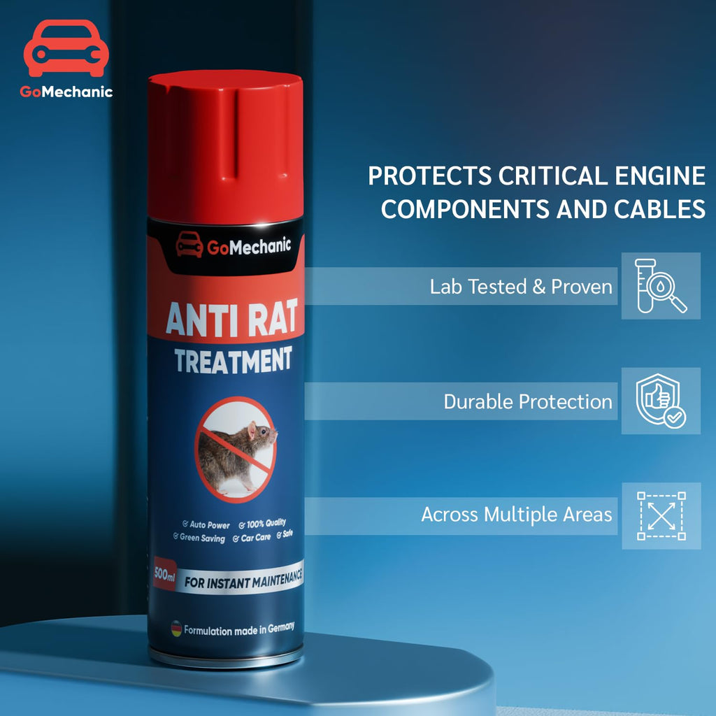 GoMechanic Pest Repellent Spray - Eco-Friendly, Non-Toxic Formula for Indoor & Outdoor Use - 500ml