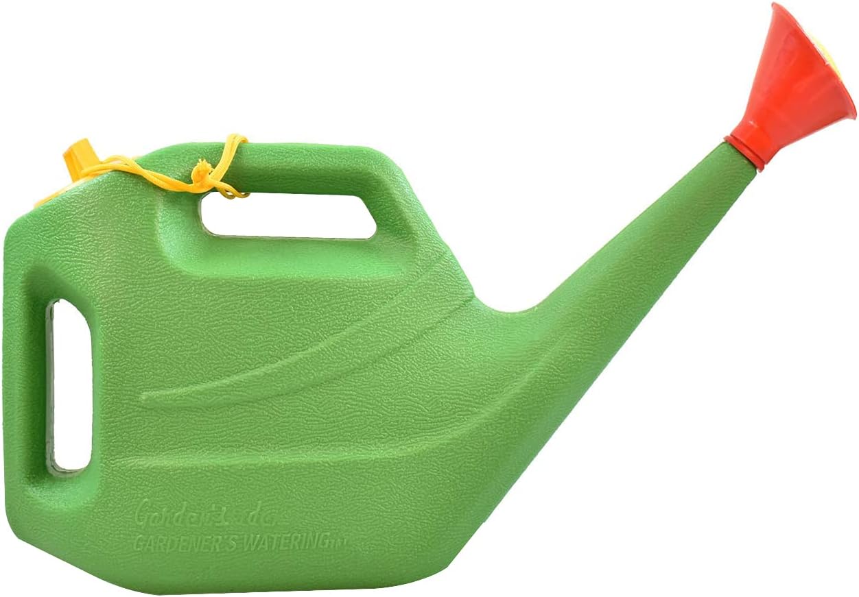Watering Can (5L) | Plastic Green Water Can with Sprayer for Plants/Garden | Indoor Outdoor Watering Shower Can | Sprinkler for Plants | Watering Hand Bottles for Garden |