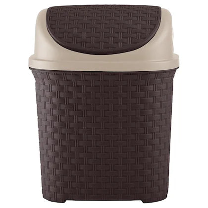 Polyset Brio Plastic Assorted Swing Dustbin 6.2 L