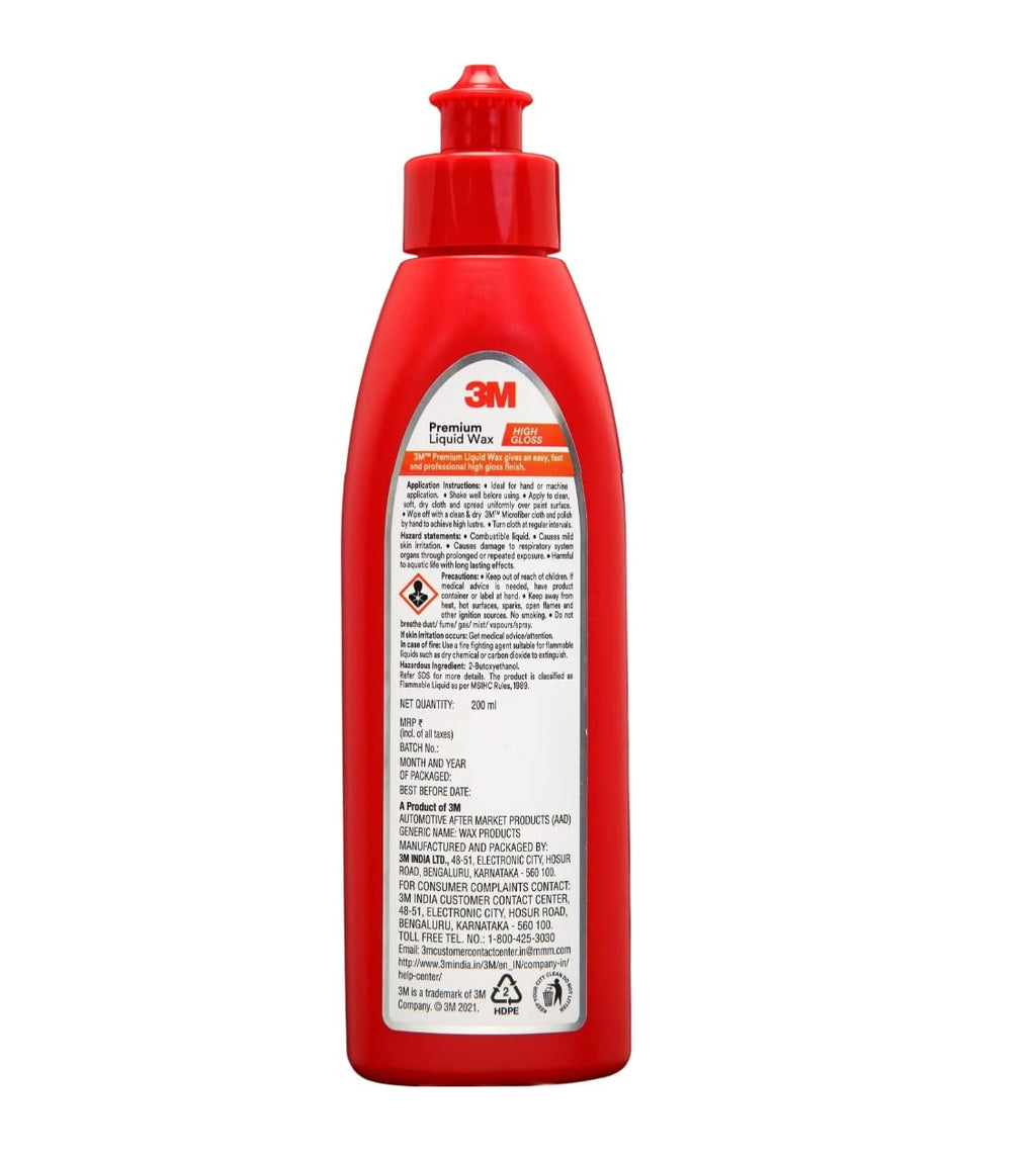 3M IA260166326 Auto Specialty Liquid Wax (200ml)