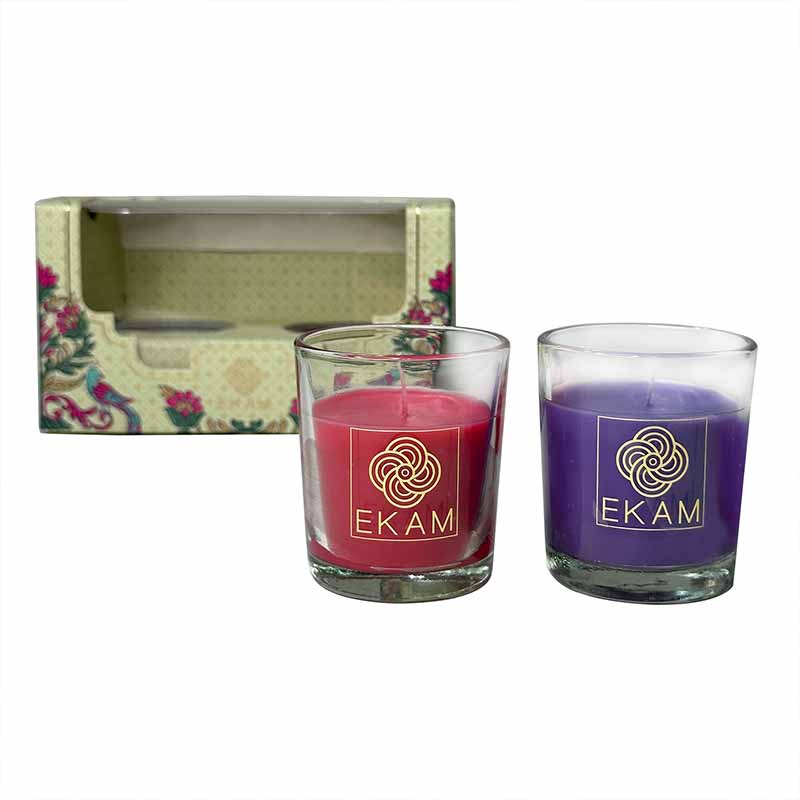 2 Pack Candle Gift Box | Lavender & Rose