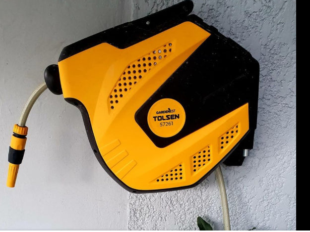 GARDEN HOSE REEL WITH AUTOMATIC
