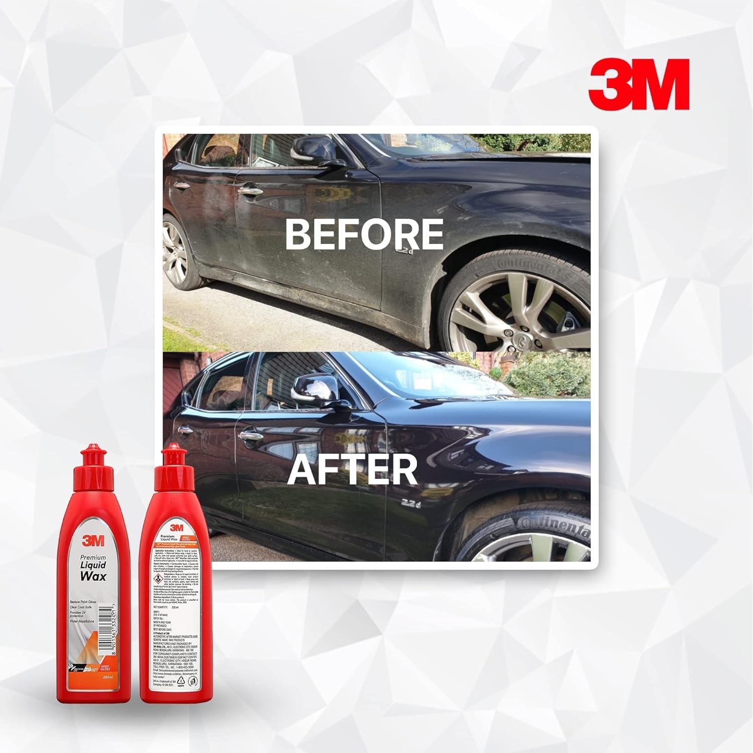 3M IA260166326 Auto Specialty Liquid Wax (200ml)