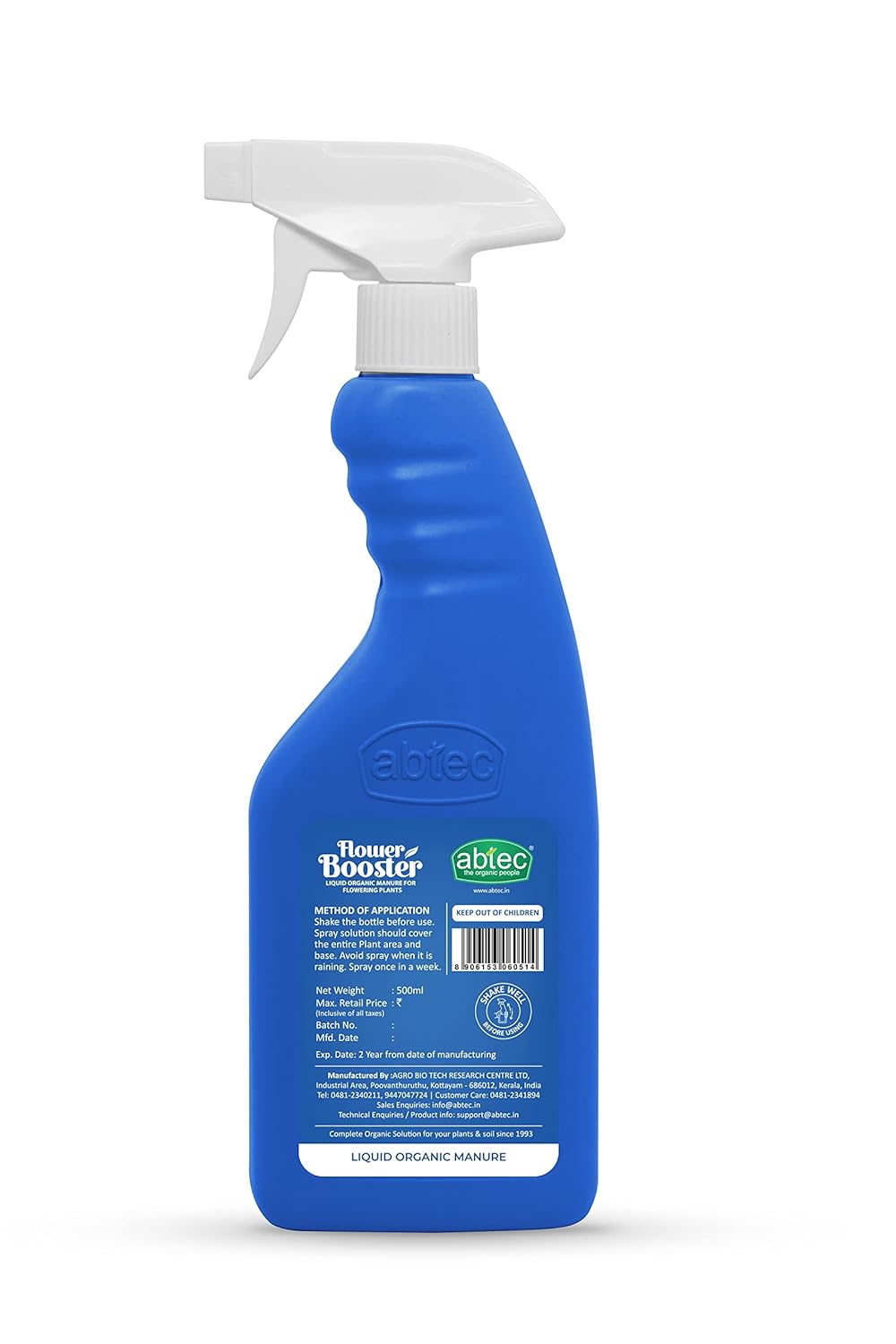 abtec, the organic people Organic Flower Booster Manure Liquid Fertilizer for Flower Plants - (500 ml)